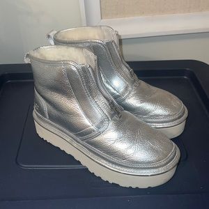 Metallic UGG boots